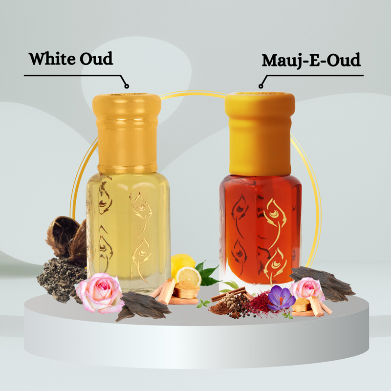 White Oud and Mauj E Oud Combo