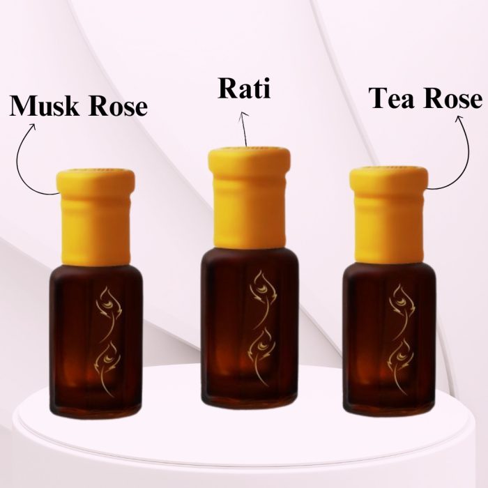 Musk Rose, Rati and Tea Rose